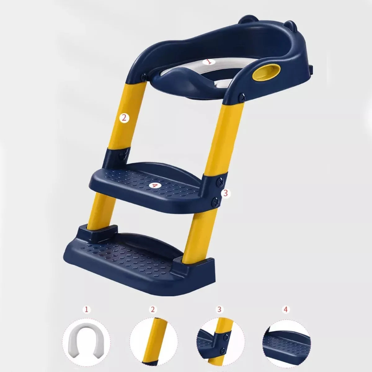 Escaleras para el baño de los niños