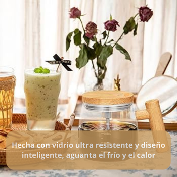 🌀 Taza Mug Eléctrico Con Mezclador Automático 400ml Té Café