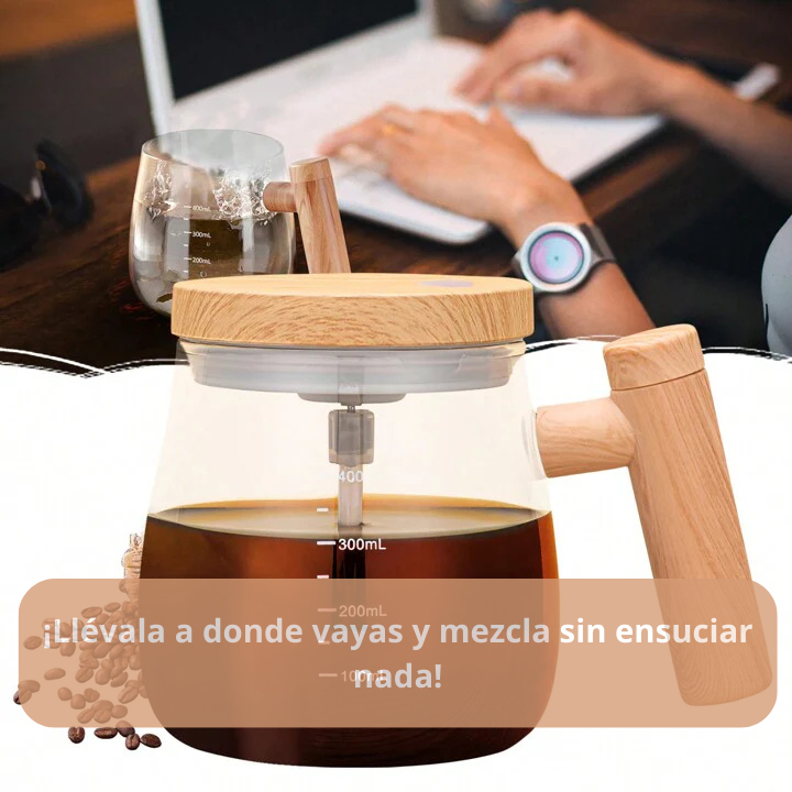 🌀 Taza Mug Eléctrico Con Mezclador Automático 400ml Té Café