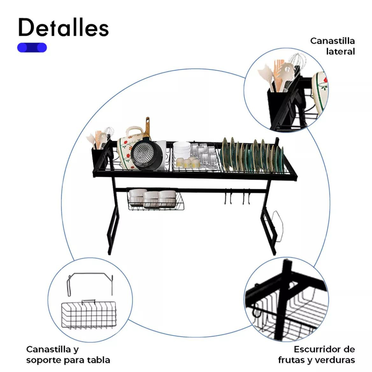 Escurridor de Platos en Altura