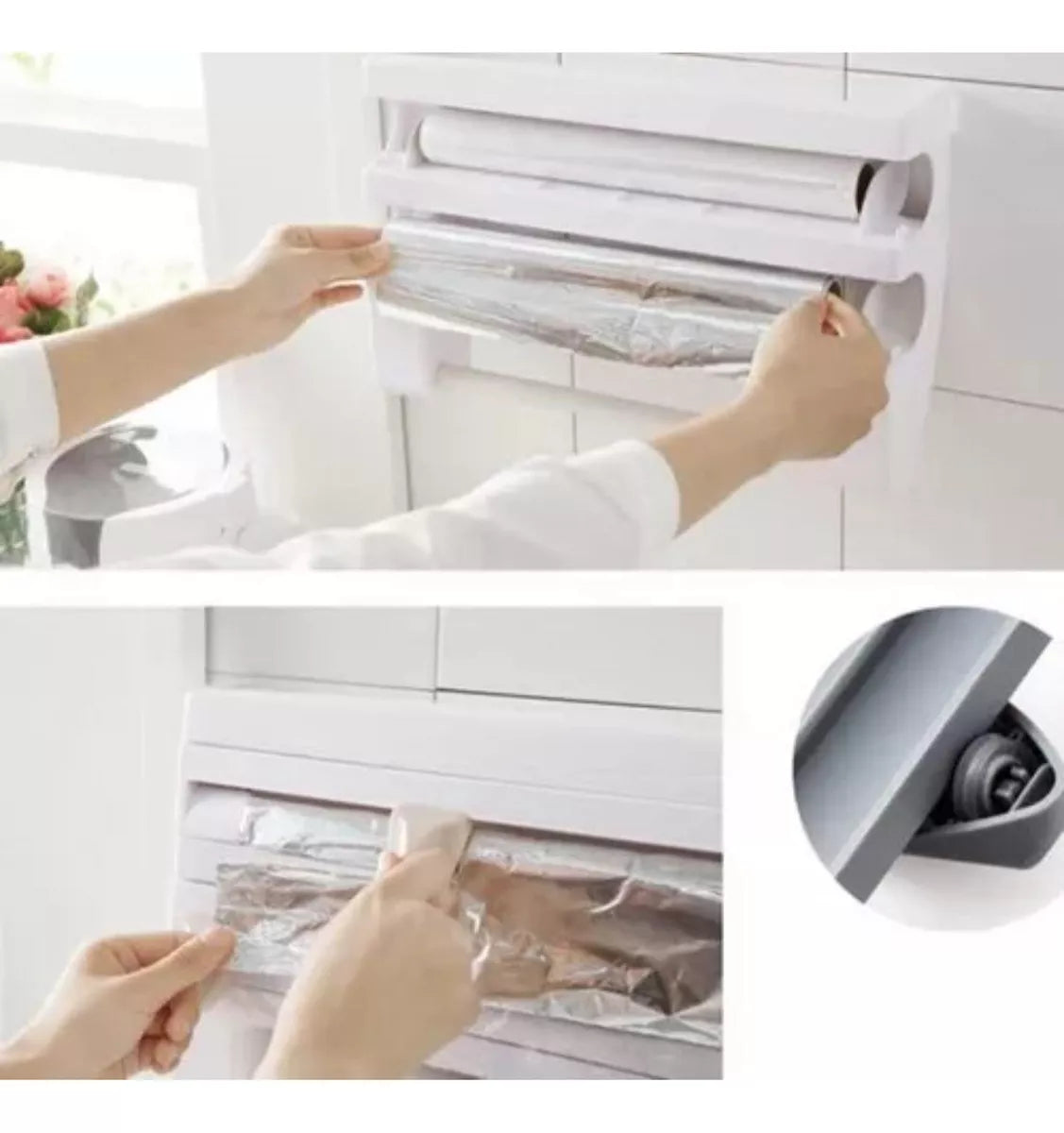 Dispensador Multifuncional Triple Cocina