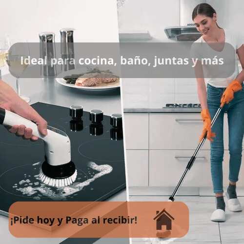 🧼 Cepillo TurboClean™ | Elimina la Suciedad en Segundos