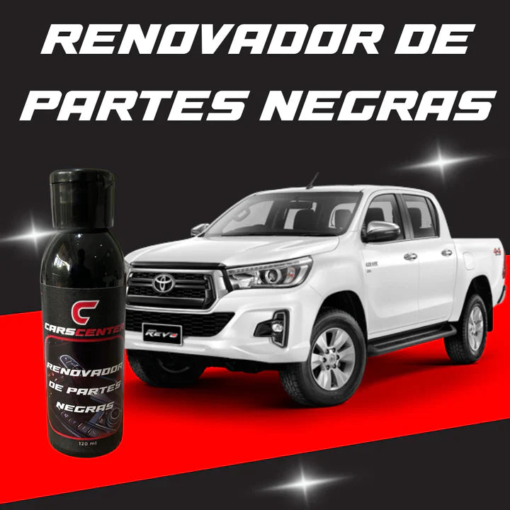 🏁 ¡Recupera el Brillo y Color Original de tu Auto! Restaurador de Plásticos Negros - 120ml
