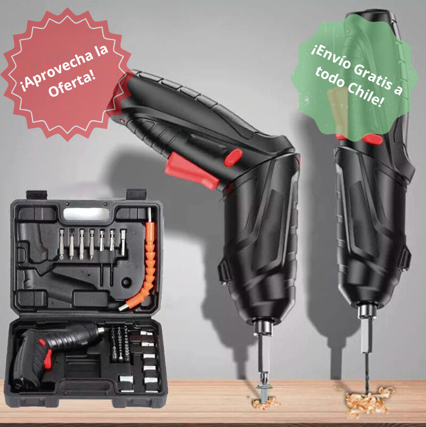 JUEGO DE DESTORNILLADOR ELÉCTRICO